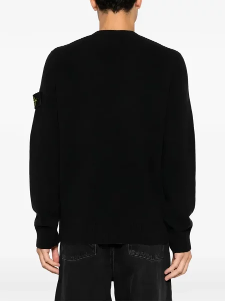 Pulover Stone Island cu strasuri negru