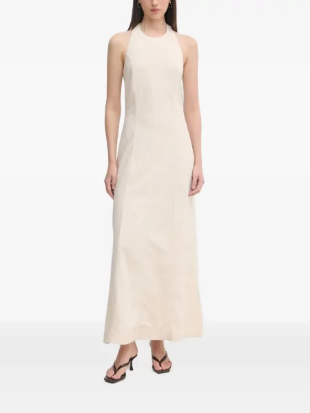 Rochie maxi Gaudi cu gât halter cu spatele deschis