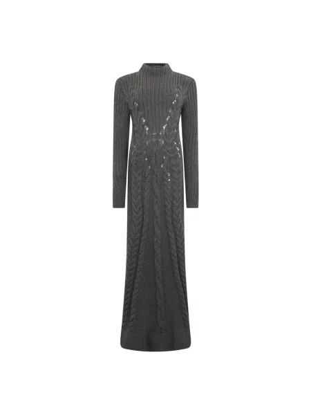 Sukienka Alberta Ferretti szara