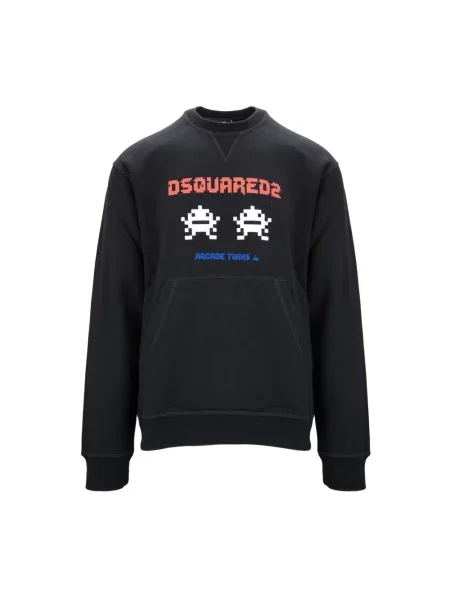 Bluza Dsquared2 z nadrukiem czarna