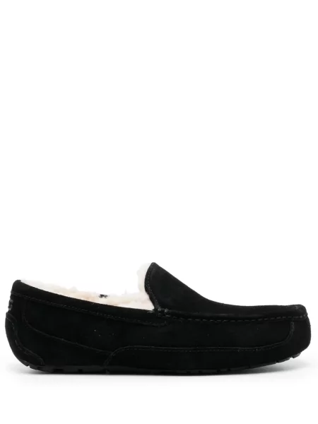 Papuci de casă Ugg din piele de căprioară negru