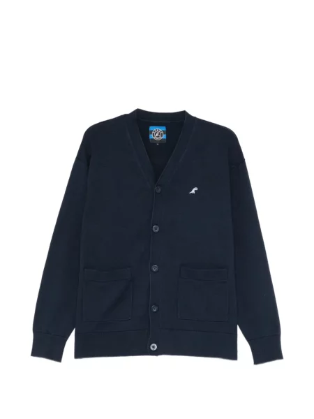 Cardigan Sport B. By Agnès B. cu broderie albastru