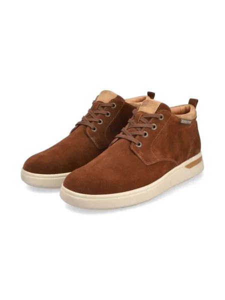 Sneakersy Mephisto zamszowe brązowe