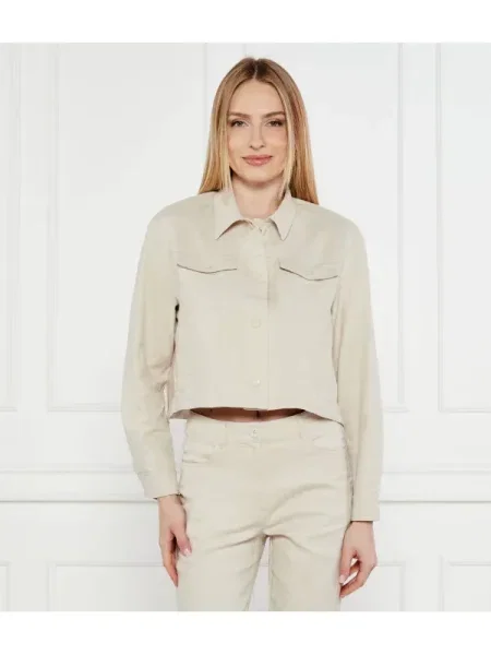 Marc Cain Geacă de blug | cu adaos de in bej