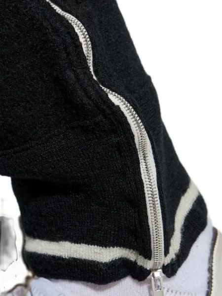 Pantaloni Maison Margiela de lână negru