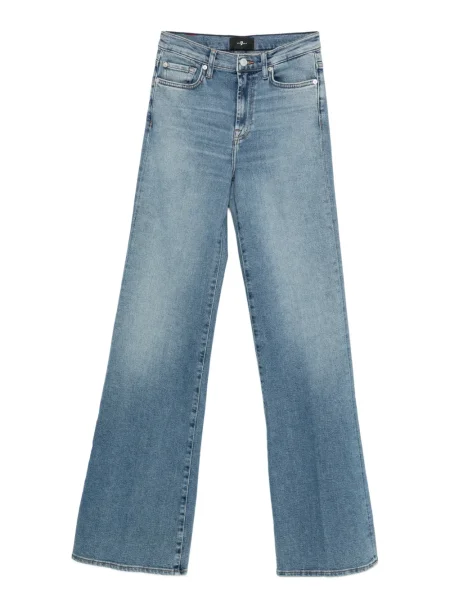 Blugi 7 For All Mankind cu 5 buzunare albastru