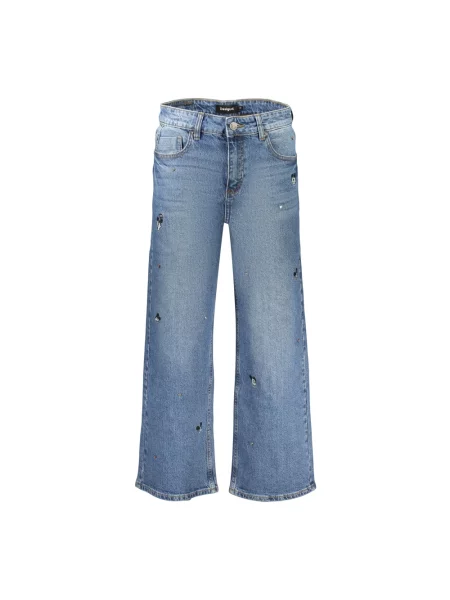 Jeansy Desigual niebieskie