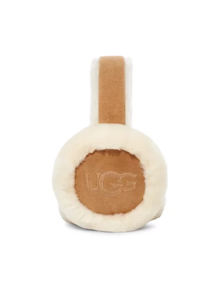 Czapka Ugg zamszowa brązowa