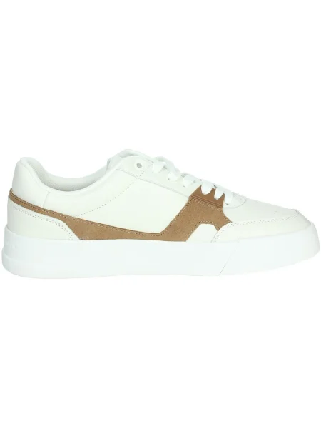 Sneakers Tommy Hilfiger Th Court Craft Écru bej
