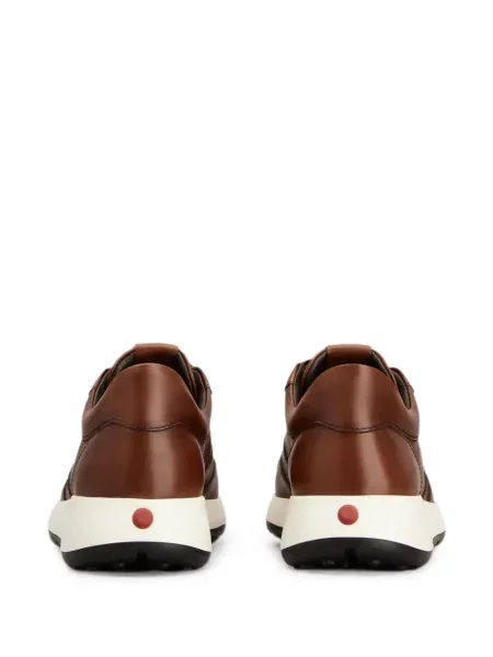 Sneakerși Tod's din piele cu buline roșu