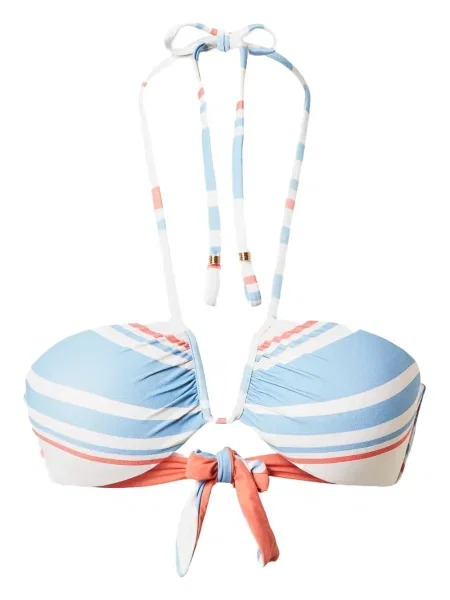 Bikini Twinset cu dungi albastru