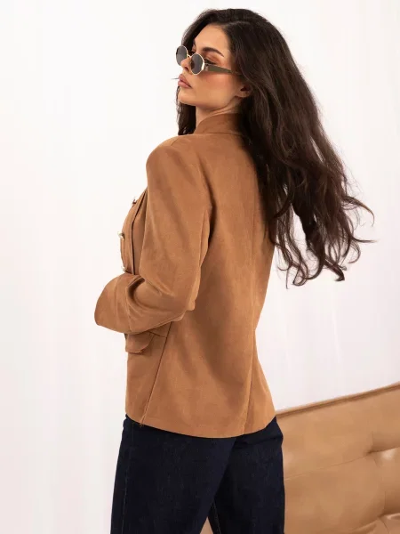 Jakna Italy Moda smeđa