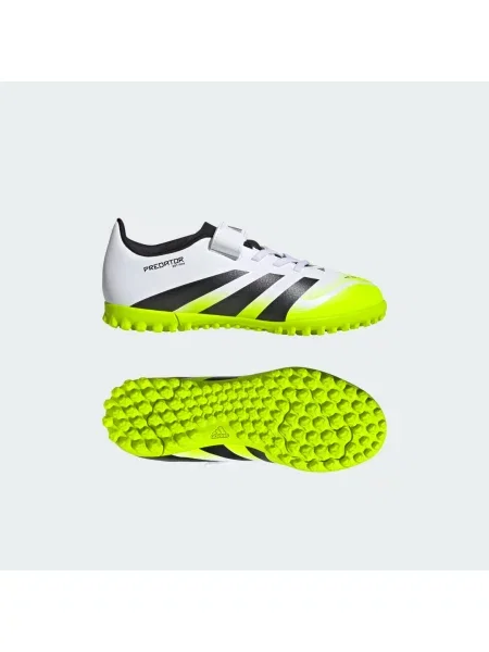 Predator Club Hook-and-Loop Turf Boots Kids bílé