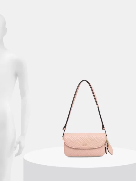 Кожаная сумка-багет Guess