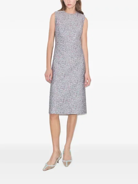 Rochie Tory Burch din jacard albastru