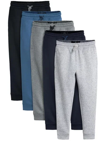 Next Pantaloni safir / albastru închis / gri amestecat negru