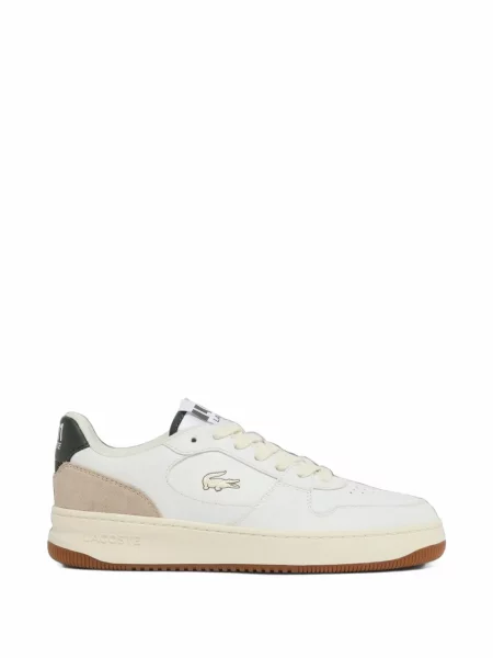 Sneakerși Lacoste din piele alb