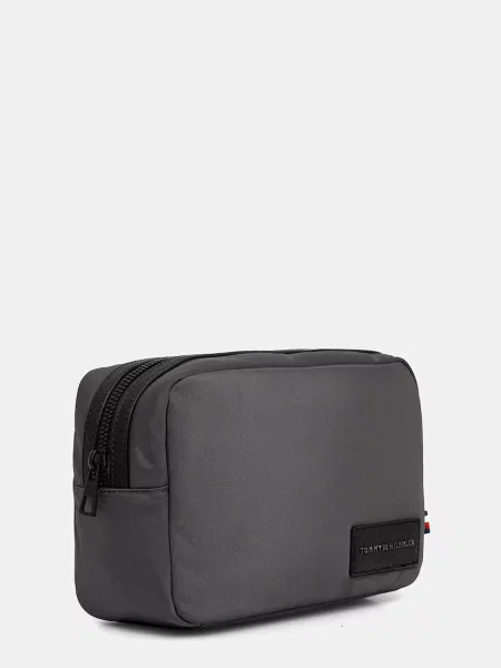 Kozmetična torbica Tommy Hilfiger siva