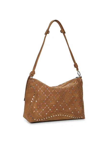 Crossbody táska Desigual barna