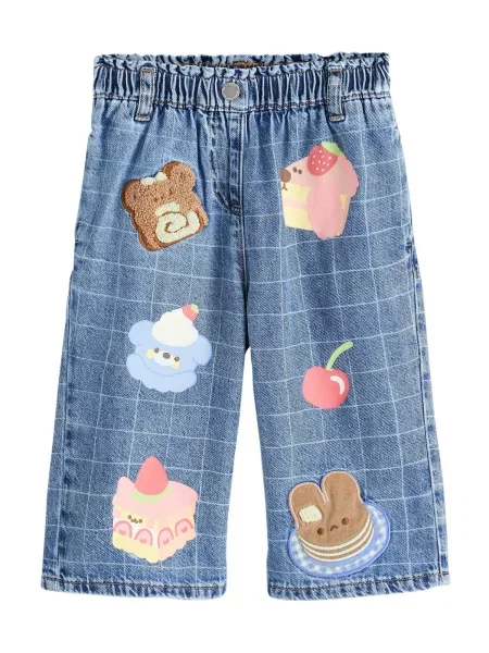 Next Jeans denim / deschis / maro / roz pastel albastru