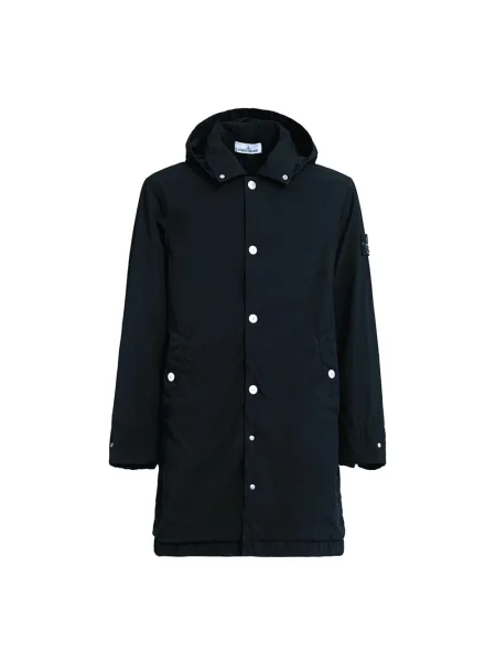 Parka Stone Island z kamieniami niebieska