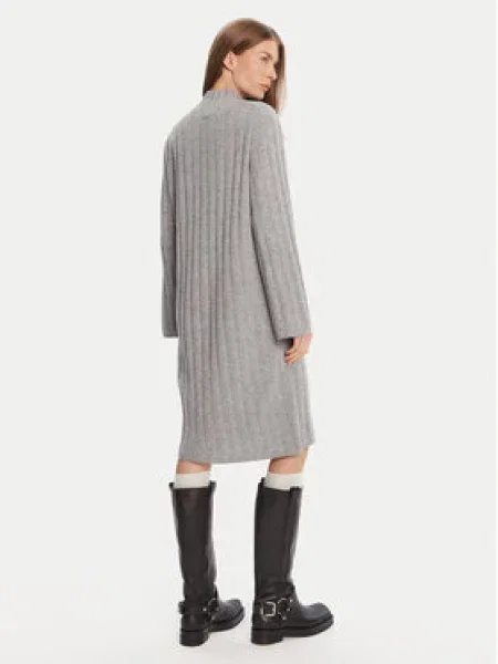 Barbour Pletena obleka Sophia siva