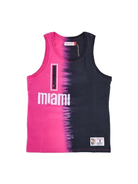 Tie dye krawat Mitchell & Ness wiązany