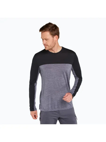 Тениска Icebreaker от мерино вълна сиво