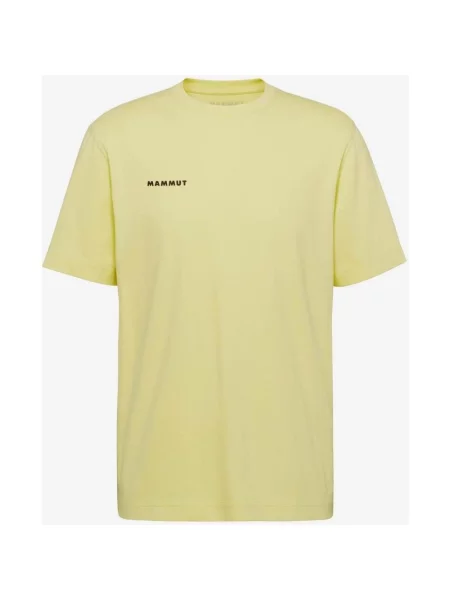 Koszulka Mammut Base Mini Logo krótki rękaw pastelowa S żółta