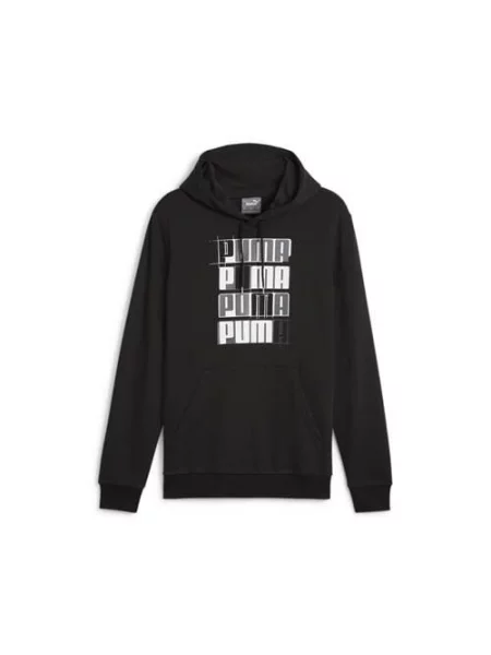 Bluza sportowa Puma Ess+ Logo Lab czarna