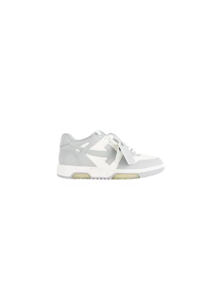 Sneakersy Off-white skórzane z logo białe