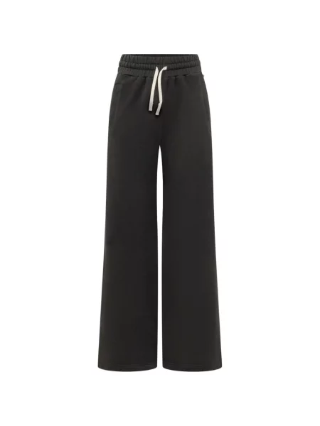 Pantaloni Palm Angels cu imagine alergare negru