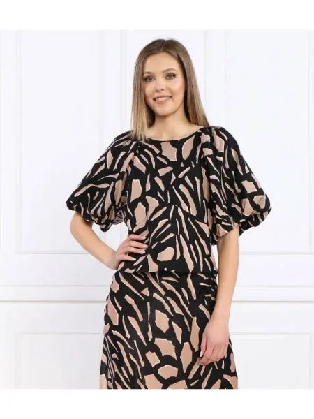 DKNY De in bluză | Cropped Fit maro