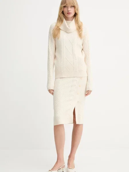 Светр Fracomina легкий гольф бежевий