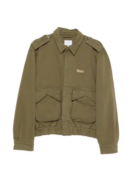 Geacă bomber Rhude cu autograf verde