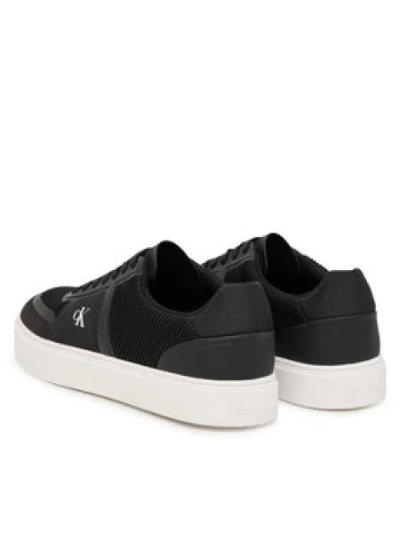 Sneakersy Calvin Klein Claccic Cups Laceup Knit Čierna biela