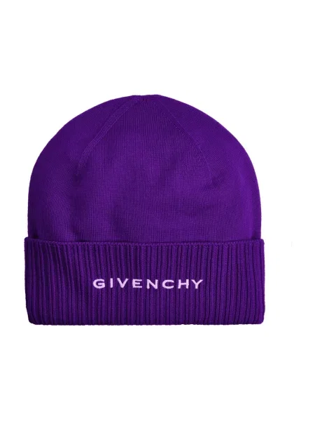 Czapka Givenchy fioletowa