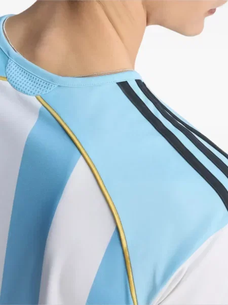 Tricou Adidas din jerseu albastru