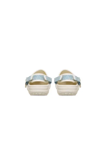 Papucs Crocs Clsc Dnm Flwr Adj BackstrapCgT szürke