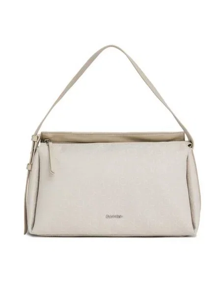 Kabelka Calvin Klein béžová