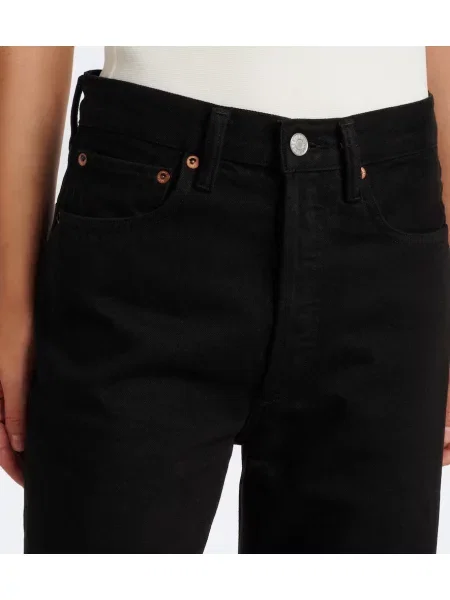 Blugi cu picior larg Agolde negru