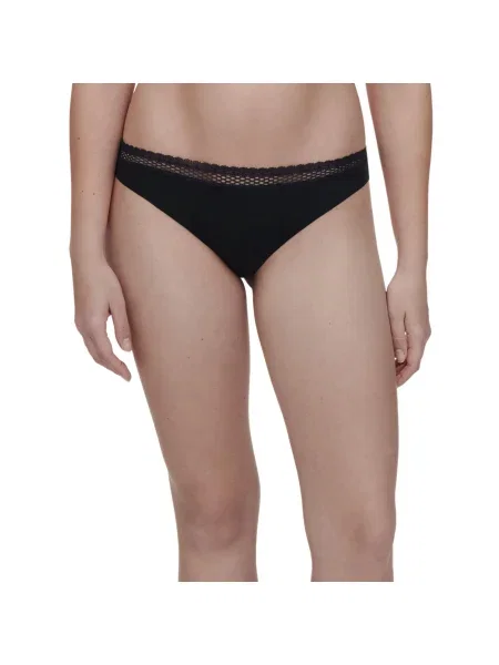 Chantelle String bugyik Cozy Chic' fekete