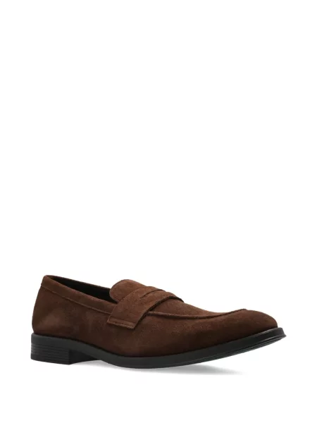Pantofi loafer Ps Paul Smith din piele de căprioară maro