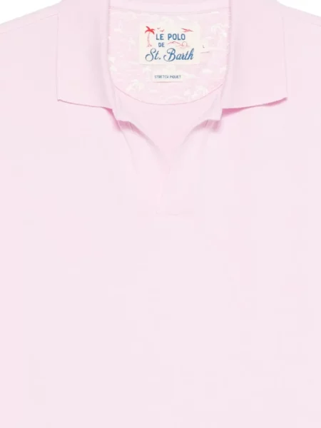 Tricou Mc2 Saint Barth cu decolteu în V roz