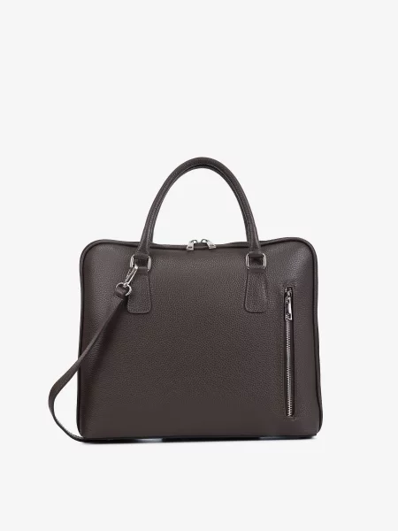 Кожаная сумка Regina Notte коричневая