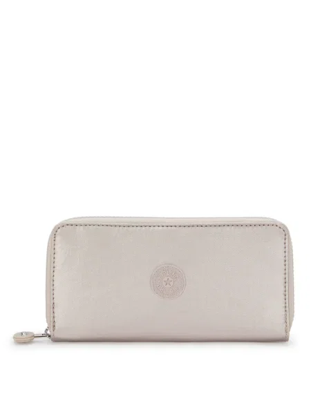 KIPLING Portofel Money World' taupe gri