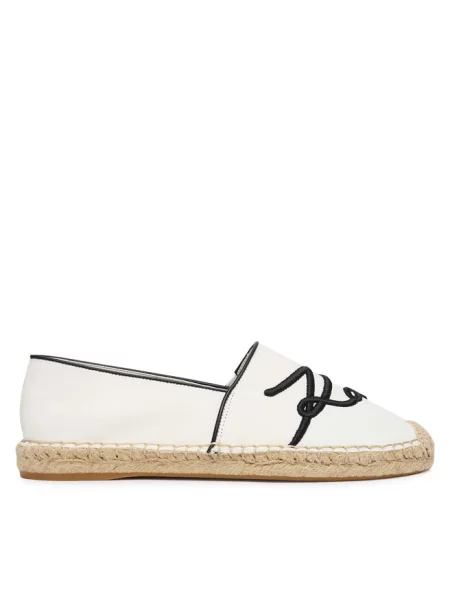 Espadryle KARL LAGERFELD białe