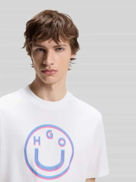 HUGO Blue T-shirt Nerpient biała