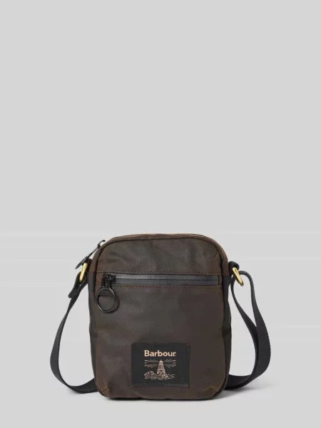 Torba na ramię z czystej bawełny Barbour zielona