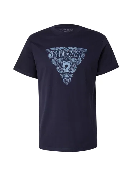 Guess Tricou Bleumarin albastru